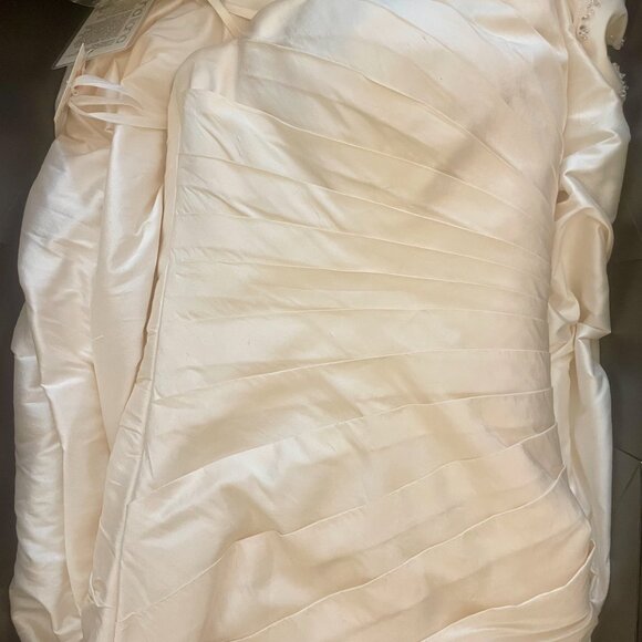 NWT Vintage Martina Liana Ivory Silk Wedding Dress - Picture 6 of 6